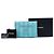Clutch Chanel Medium Tweed Deauville O Case Blu - vista 7