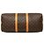Borsa da viaggio marrone Louis Vuitton Monogram Keepall Bandouliere 50 - vista 3