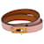 Pink Hermès Swift Kelly Double Tour Bracelet  - view 1