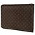 Cartella Louis Vuitton Monogram Poche Documents Portfolio Marrone - vista 2