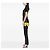 Mini borsa a tracolla Gucci Web Ophidia in PVC giallo - vista 6
