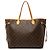 Borsa Tote Louis Vuitton Monogram Neverfull GM marrone