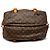 Borsa da viaggio Louis Vuitton Monogram Saumur 43 marrone - vista 3