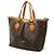 Borsa Louis Vuitton Monogram Palermo PM marrone - vista 2
