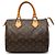 Borsa Boston Louis Vuitton Monogram Speedy 25 marrone