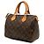 Borsa Boston Louis Vuitton Monogram Speedy 25 marrone - vista 2