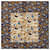 Sciarpa in seta Hermès Chasse en Inde 90 multicolore Blu - vista 2