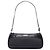 Bolsa de ombro em denim Gucci Web preta Preto