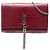 Borsa a tracolla Kate con nappa con stampa coccodrillo rossa Medium Saint Laurent Rosso