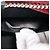 Borsa a tracolla Kate con nappa con stampa coccodrillo rossa Medium Saint Laurent Rosso - vista 5