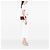 Borsa a tracolla Kate con nappa con stampa coccodrillo rossa Medium Saint Laurent Rosso - vista 7