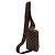 Borsa a tracolla Louis Vuitton Damier Ebene marrone Geronimos - vista 2