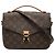 Borsa Louis Vuitton Monogram Pochette Metis marrone