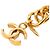 Chanel CC Gold Plated Double Sun Chain Link Gürtel Gold Golden - Ansicht 3