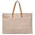 Borsa Tote Louis Vuitton Damier Azur All In MM Tan Cammello