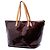 Borsa Tote Louis Vuitton Monogram Vernis Bellevue GM Viola Porpora - vista 2