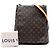 Bolsa transversal marrom Louis Vuitton Monogram Musette Salsa Long Strap - vista 7