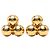 Orecchini a clip Chanel CC sfere placcate oro D'oro
