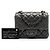Borsa a tracolla Chanel Mini Square Classic in pelle di agnello, grigio - vista 8