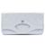 Clutch 31 in pelle di vitello invecchiata iridescente bianca Chanel Bianco