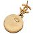 Chanel CC Gold Plated Enamel Star Hängeohrringe mit Stecker Golden - Ansicht 3