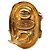 Orecchini a clip ovali Chanel CC placcati oro D'oro - vista 3