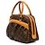 Borsa Louis Vuitton Monogram Mizi marrone - vista 2