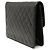 Bolsa de ombro Chanel Medium CC em pele de cordeiro acolchoada preta Preto - vista 2
