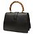 Borsa Dionysus in pelle Web e bambù nera di medie dimensioni Gucci Nero - vista 2
