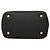 Borsa satchel in tela canapa Prada nera con logo Nero - vista 3