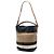 Borsa a secchiello Ashby con nappa e tela Mega Check marrone Burberry Medium - vista 2