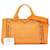 Borsa Prada Orange Canvas Canapa Bijoux Arancione - vista 10