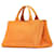 Borsa Prada Orange Canvas Canapa Bijoux Arancione - vista 2