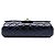 Borsa a tracolla Chanel CC trapuntata in vitello invecchiato laccato blu - vista 3