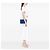 Borsa a tracolla Kate in scamosciato con monogramma blu medio Saint Laurent - vista 6