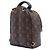 Zaino Louis Vuitton Monogram Mini Palm Springs marrone - vista 2