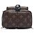 Zaino Louis Vuitton Monogram Mini Palm Springs marrone - vista 3