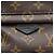 Zaino Louis Vuitton Monogram Mini Palm Springs marrone - vista 5