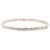 Bracciale rigido Chanel CC argentato placcato argento e strass costume