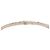 Bracciale rigido Chanel CC argentato placcato argento e strass costume - vista 4