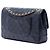 Borsa a tracolla Chanel Medium Classic Lambskin Double Flap nera Nero - vista 2
