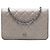 Borsa a tracolla Chanel CC Quilted Lambskin Full Flap Wallet on Chain Marrone