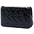 Borsa a tracolla Chanel CC Quilted Patent Wallet On Chain nera Nero - vista 2