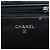 Borsa a tracolla Chanel CC Quilted Patent Wallet On Chain nera Nero - vista 5
