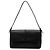 Borsa a tracolla con patta in pelle nera Burberry Nero