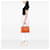 Borsa Double Saffiano Cuir Prada Medium Arancione - vista 6