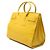 Borsa Sac De Jour in pelle piccola gialla Saint Laurent Giallo - vista 2