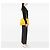 Borsa Sac De Jour in pelle piccola gialla Saint Laurent Giallo - vista 7