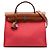 Borsa Hermès Toile Herbag Zip 31 rossa Rosso