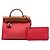 Borsa Hermès Toile Herbag Zip 31 rossa Rosso - vista 7